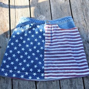 American Apparel Flag Skirt